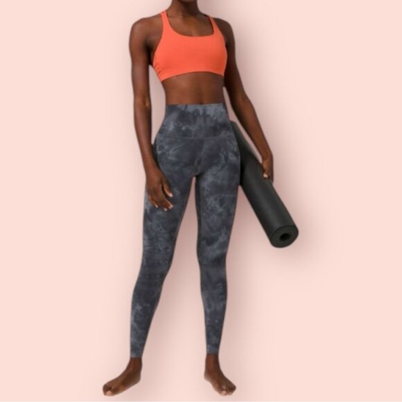 Lululemon Align Pant 28" *Diamond Dye Diamond Dye Pitch Grey Graphite Grey sz 2 - Picture 1 of 7